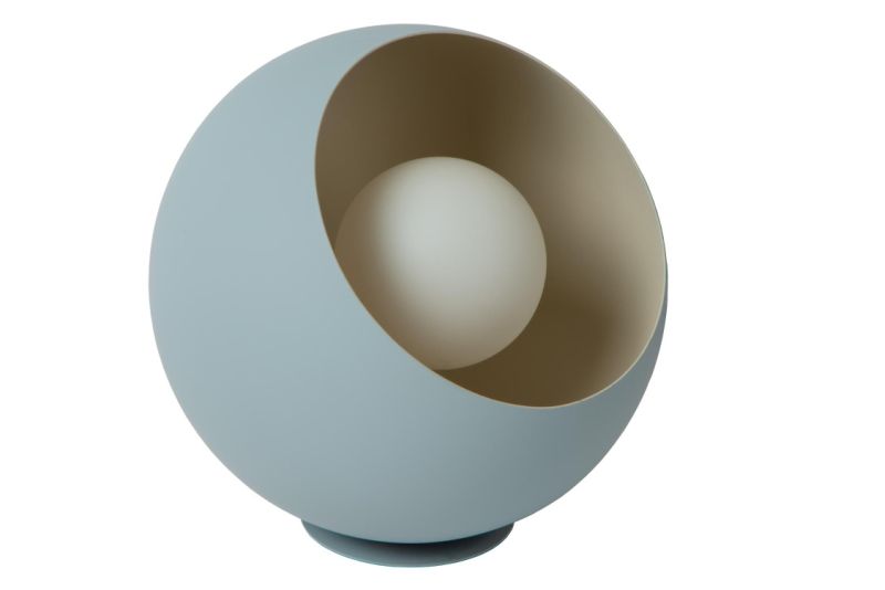Lucide DOREDOS - Stolná lampa - Ø 20 cm - 1xE27 - Pastel Blue